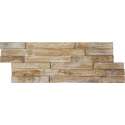 Teak houten mozaïektegels wandbekleding 3D-module -teak-shabby