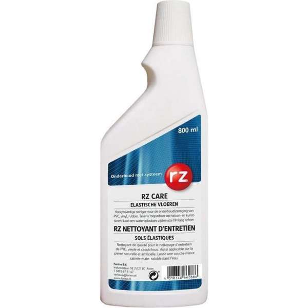 RZ PVC vloerreiniger care 5 Liter met onderhoud systeem meest gebruikte professionele pvc reiniger.