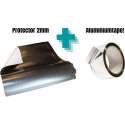 Ondervloer voor laminaat en parket - 3 in 1 - Premium Black Protector 2mm - Gratis aluminiumtape - per rol 25 m²