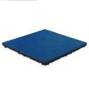 Rubber tegel met EPDM toplaag - 50 x 50 cm - 45 mm - Donker blauw (RAL 5002)