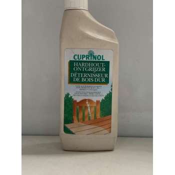 Cuprinol -Hardhout Ontgrijzer-Voor alle hardhoutsoorten(teak,bangkirai,Iroko, eik, reinigt en ontgrijst,.) 750ML