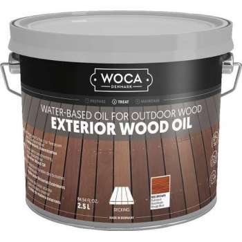 WOCA Exterior Oil Roodbruin 2,5L