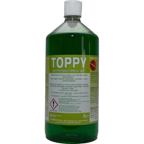 Tapijtreiniger Toppy met Dennengeur 1 L.