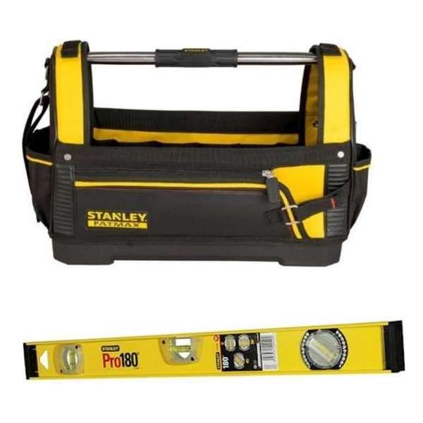 FatMax® Open Gereedschapstas | 1-93-951 + Stanley Waterpas I-Beam 60cm 1-42-920