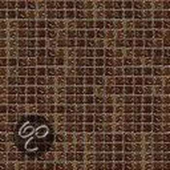 Alfa Mosaico Mozaiek Amor brons travertine 1,5x1,5x0,8 cm -  Brons Prijs per 1 matje.