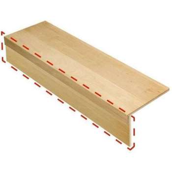 Traprenovatie stootbord | Fineer Eiken | 100 x 16,5 cm