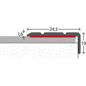 Aluminium trapprofiel zelfklevend - L-profiel - 10mm x 2,70m