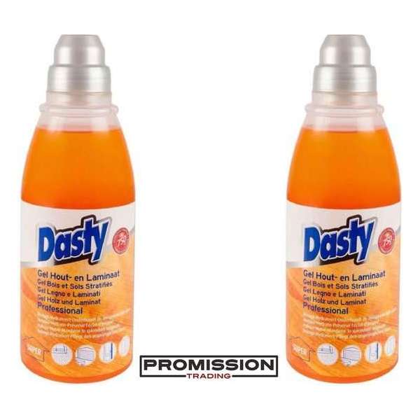 Dasty, Gel, Schoonmaakset, Hout en laminaat, 2-pack