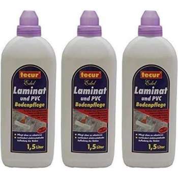 2 x 1.5L tecur noble laminaatreiniger en PVC-vloeronderhoud