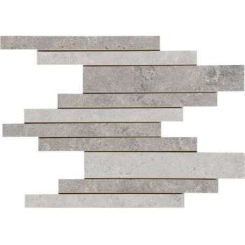 Keramische tegel Mosaic Bristol Stripes Cold- 30x45 - Woodson and Stone - grijs