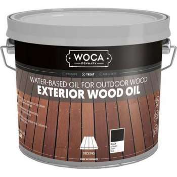 Onderhoudsolie Buiten - woca - Exterior Oil - Zwart - 2,5 L