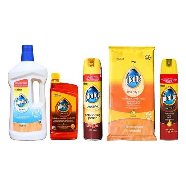 Pledge Pakket Original 750ml + Revive it 250ml + Classic Spray 250ml + Original doekjes 12x + Revive it spray 250ml