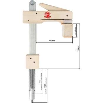 KLEMMSIA Adapter Basic 250/110 Journal diameter 20 mm