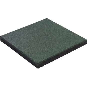 KBT - Rubber tegel groen 45mm 50x50cm