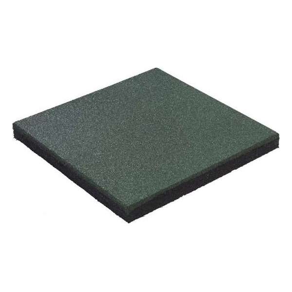 KBT - Rubber tegel groen 45mm 50x50cm