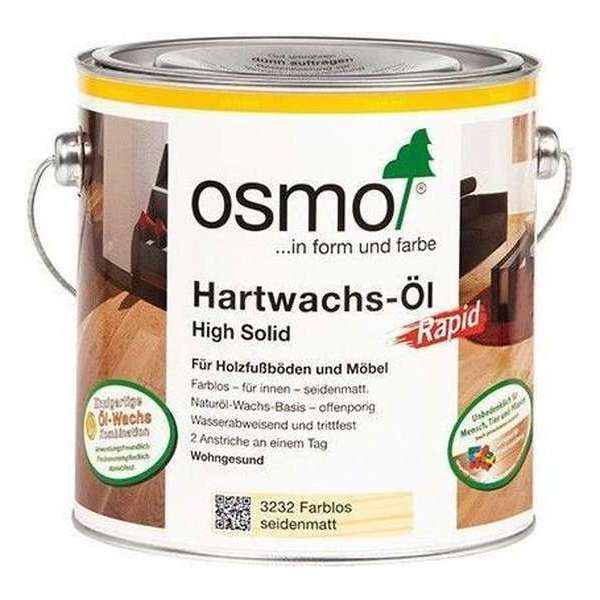 Osmo Hardwax Olie Rapid 3232 - 2,5 Liter - Sneldrogend - Parket Olie Transparant