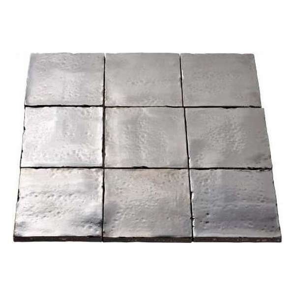 Oud Hollands Handvorm Witjes | Platinum | 13x13 cm Tegels