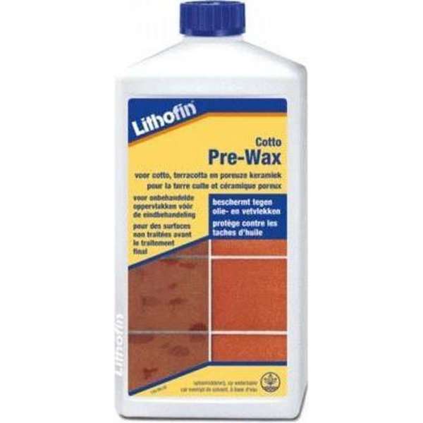 COTTO Pre-Wax - Pre-impregnatie van terracotta vloeren - Lithofin - 1 L