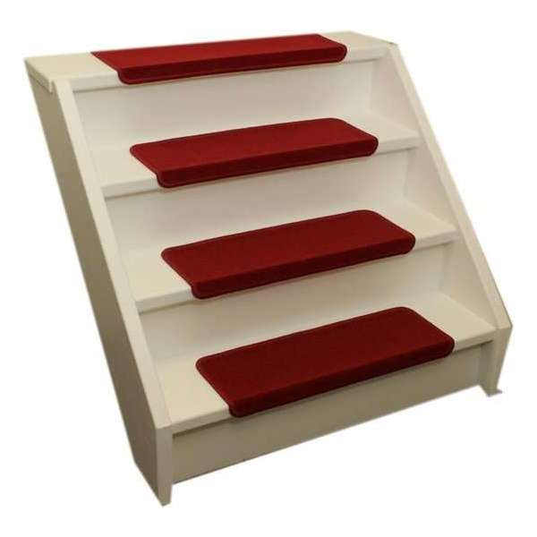 Trapmatten 15x Elite Rood 62x19x3,5 Recht