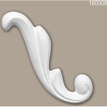 Decorative element 160008 Profhome rococo barok stijl wit