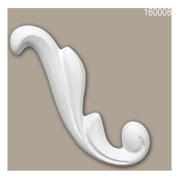 Decorative element 160008 Profhome rococo barok stijl wit