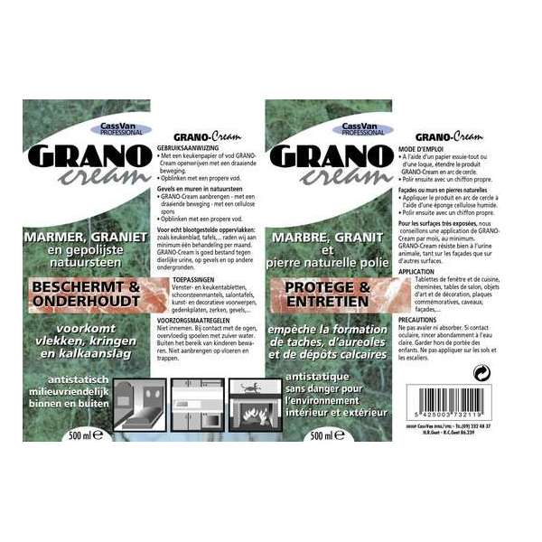 GRANO CREAM - Beschermer Natuursteen - 250ml