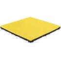 Rubber tegel met EPDM toplaag - 50 x 50 cm - 45 mm - Geel (RAL 1012)