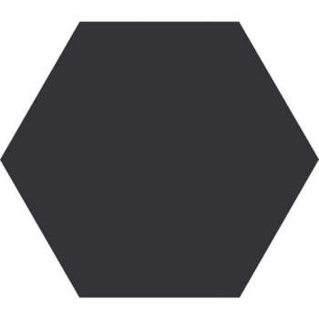 1,16m² - Hexagon / zeshoek vloer- en wandtegels - Timeless Black Mat 15x17 - Wandtegels keuken / badkamer