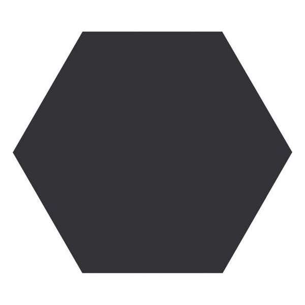 1,16m² - Hexagon / zeshoek vloer- en wandtegels - Timeless Black Mat 15x17 - Wandtegels keuken / badkamer