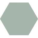 1,16m² - Hexagon / zeshoek vloer- en wandtegels - Timeless Jade Mat 15x17 - Wandtegels keuken / badkamer