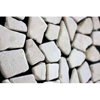 1m² - Mozaiek Riverstones White 30x30 vloer- en wandtegels