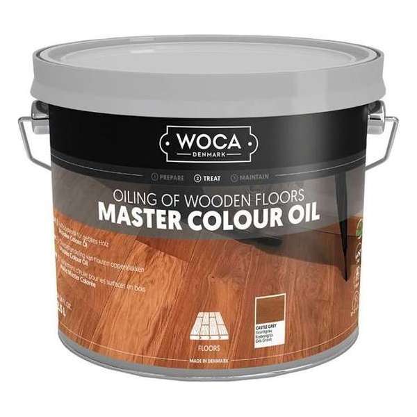 Woca kleur olie  314 colour oil extra grey Extra grijs 2,5 Liter