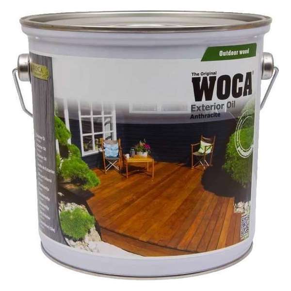 WOCA Exterior Oil ANTRACIET - 3 liter