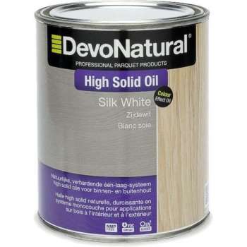 DevoNatural High Solid Oil Zijdewit – parketolie - 0.1 Liter