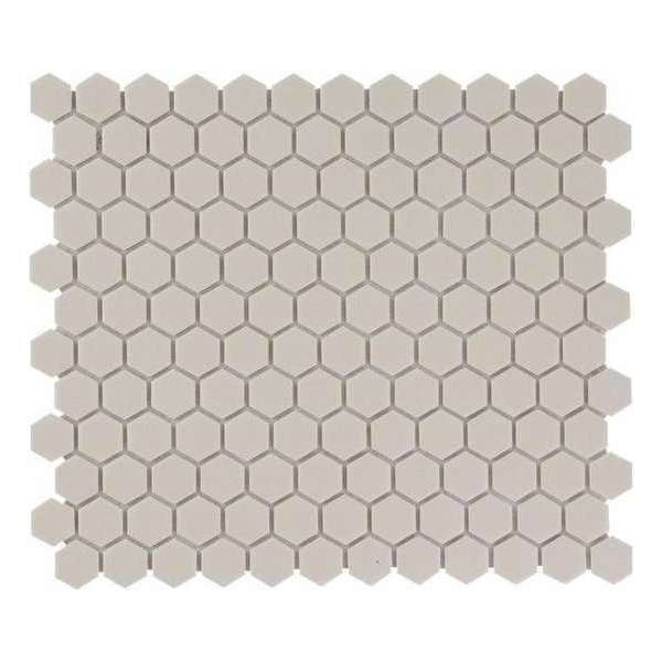 0,78m² -Mozaiek tegel London Hexagon Wit 2,3x2,6