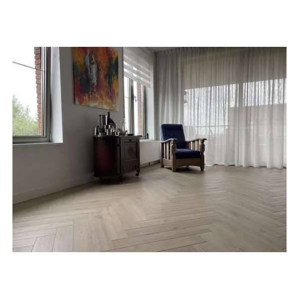 Coretec Naturals visgraat pvc vloer, Desert, licht beige, 805