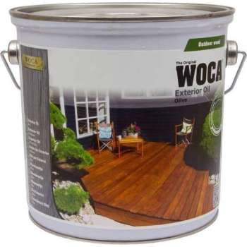 Woca Exterior Oil Zoutgroen - 2.5 liter