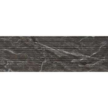 Keramische tegel Italia Italia Line Nero 30x90 - Woodson and Stone - zwart