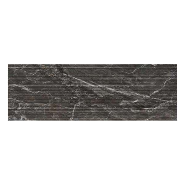 Keramische tegel Italia Italia Line Nero 30x90 - Woodson and Stone - zwart