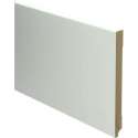 Hoge plinten - MDF - Moderne plint 190x15 mm - Wit - Voorgelakt - RAL 9010 - Per stuk 2,4m