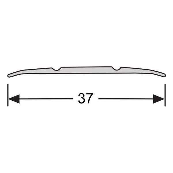 overgang profiel 37mm brons