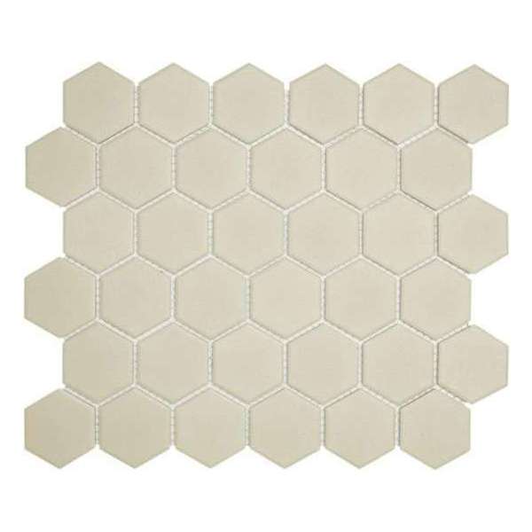 0,91m² -Mozaiek tegel London Hexagon Wit 5,1x5,9