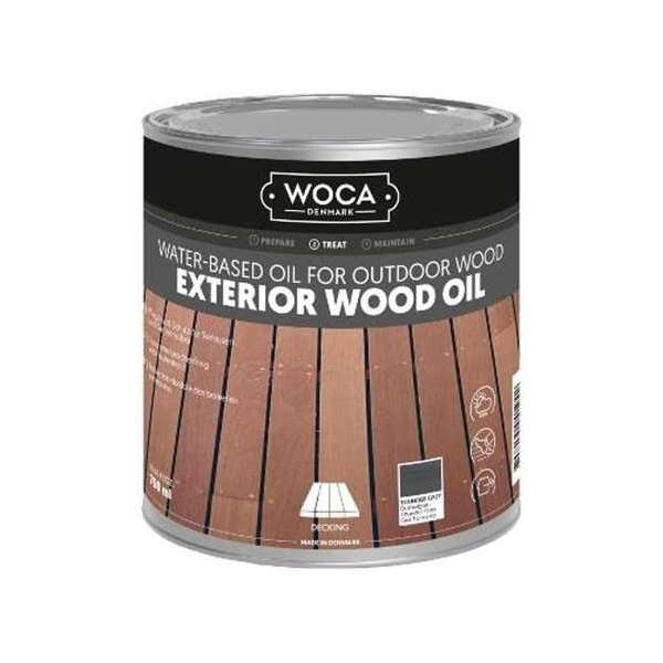 WOCA Exterior Oil Thunder Grey - 750 ml