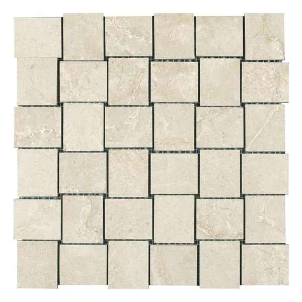 Keramische tegel Mosaic Leicester Gironella Ivory- 30,4x30,4 - Woodson and Stone - beige