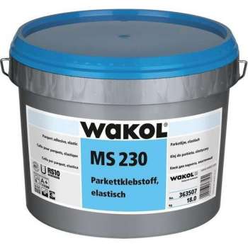 Wakol MS 230 Polymeer Parketlijm inhoud 18kg