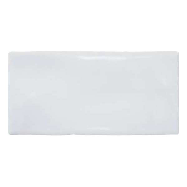 1m² - Wandtegels Atlas White Glans - 7,5x15 cm