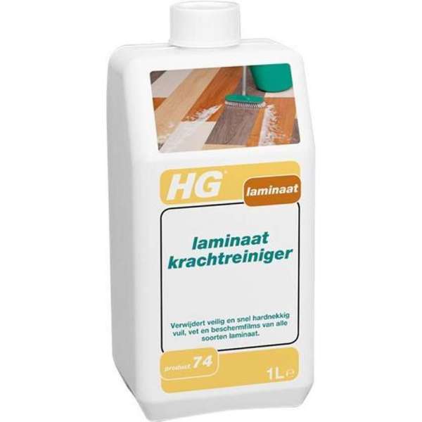 HG laminaat krachtreiniger (HG product 74) Doos 6 Stuks + 10 Microvezeldoeken