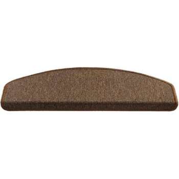 Trapmat Sicilia Bruin 15 stuks 25x65 cm haak 4 cm