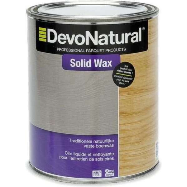 DevoNatural Solid Wax - Boenwas - 2 kg