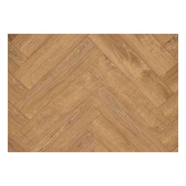 Floer Visgraat Laminaat Vloer - Gerookt Eiken 64 x 14,3 x 1,2 cm